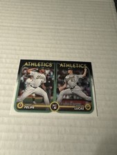 2024 Topps Update Series #US306 Rookie Combo Angel Felipe, Easton Lucas RC