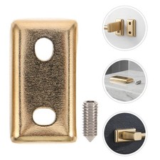 1Set Bathroom Towel Bar Bracket - Stainless Steel Mounting Hardware for Towel