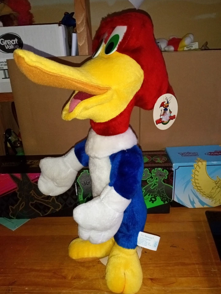 Woody Woodpecker Toy Factory 2000 Plush With Tags Universal 13" - Image 2 of 4