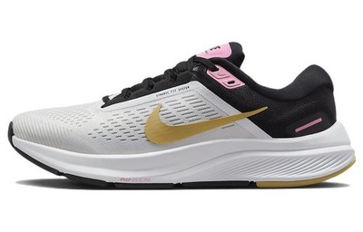Nike Air Zoom Structure 24 White Black Wheat Gold 2022 - DA8570-106