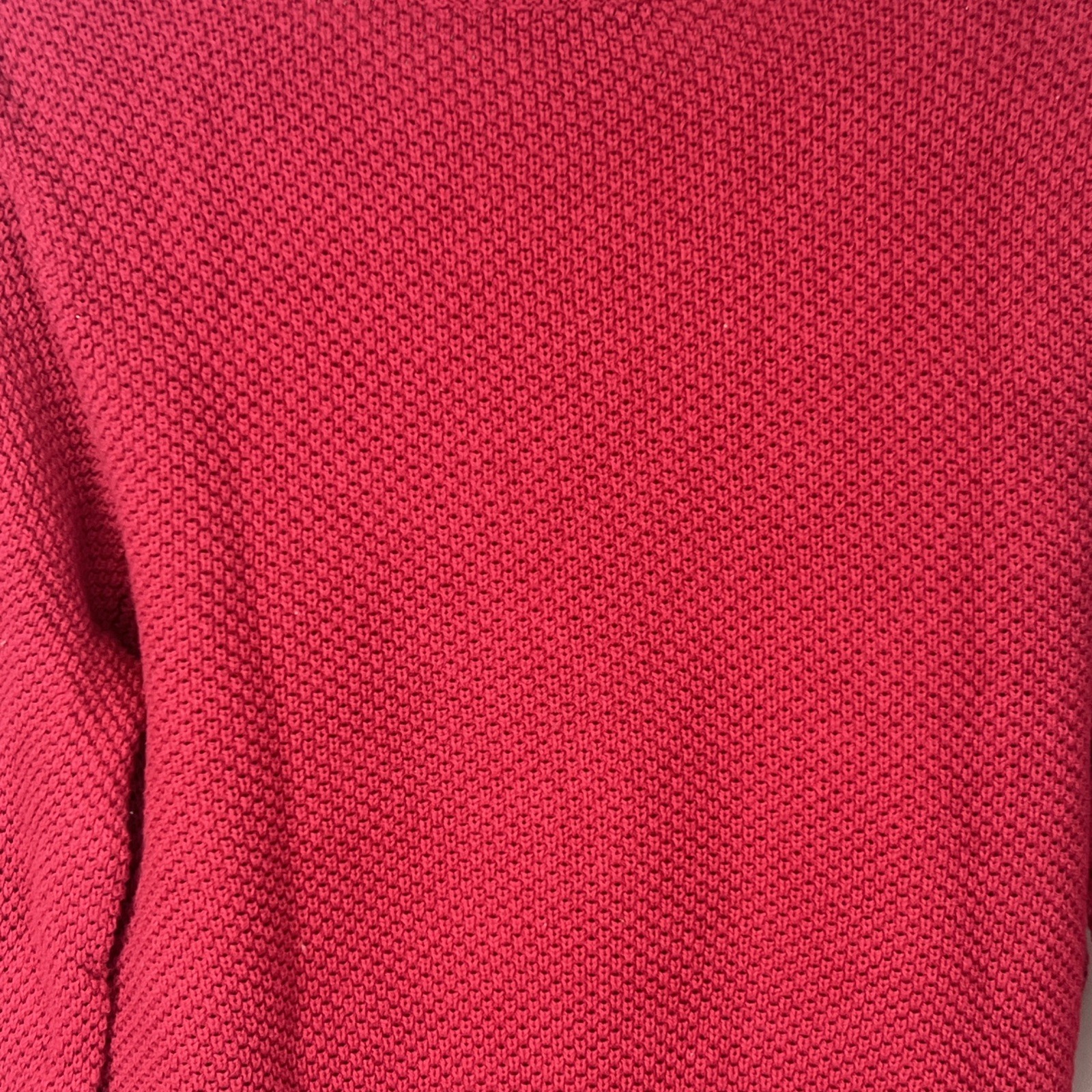 Appleseeds Raspberry Red Pullover Sweater Size L … - image 5