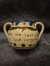 Vintage Torquay Motto Ware Sugar Dish/Love Cup. Made In England. #115