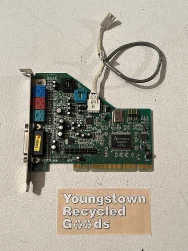 TURTLE BEACH MONTEGO II AUREAL VORTEX 2 AU8830 PCI SOUND CARD A3D 2.0