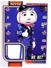 2026 TOPPS CELEBRATION NEW YORK METS MASCOT MR. MET RELIC COSTUME RARE INSERT