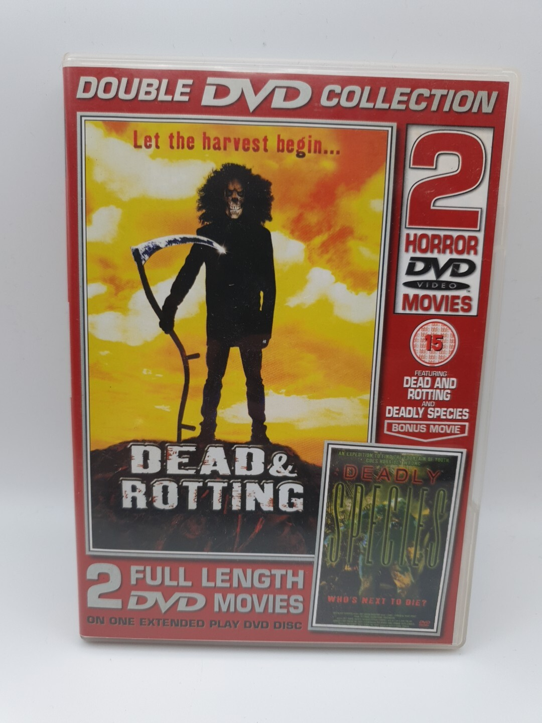 dead and rotting, deadly species Double Horror DVD FREE SHIPPING