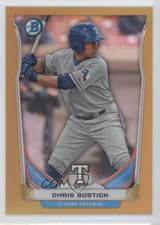 2014 Bowman Prospects Chrome Gold Refractor 8/50 Chris Bostick #BCP78 1j6