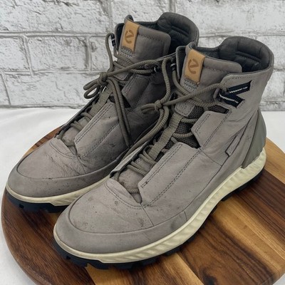 Ecco Exostrike M Dyneema Mens Sz. 10/44 Gray Waterproof Hiking Boots