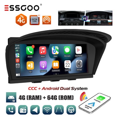 CarPlay Android 13 8 Core 4G Autoradio 4+64G für BMW E60 E61 E90 E91 CCC GPS Nav