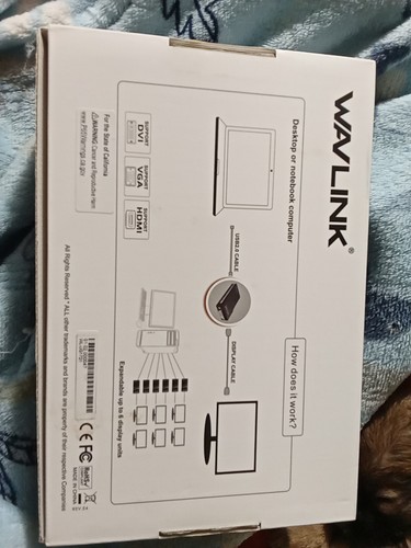 WAVLINK USB 2.0 to DVI/HDMI DISPLAY Adapter Multiple Monitors Model: WL-UG17D1 - Bild 2 von 2