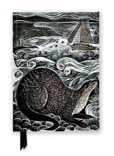 Angela Harding: Shetland Otter & Windsong (Foiled Journal) Flame Tree Studio - Image 2