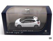 1/43 Scale Peugeot 208 Ligne S  White Miniature Collectible Car