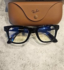Ray-Ban Meta Wayfarer RW4006 Black Full Rim Eyeglass Frames/ Sunglass Lenses