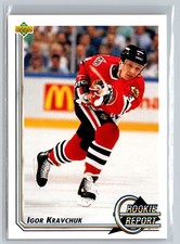 1992-93 Upper Deck #367 Igor Kravchuk Chicago Blackhawks