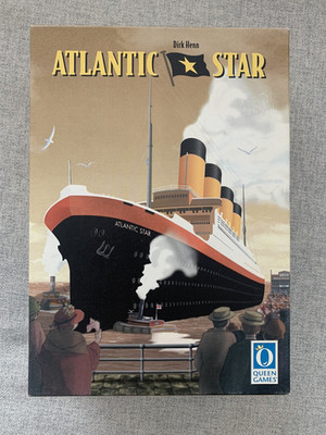 ATLANTIC STAR | Karten-Brettspiel von Queen Games | 2-6 Personen, KOMPLETT