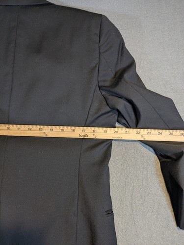 Brooks Brothers Blazer Herren 38 S/W32 Schwarz 1818 Fitzgerald Wolle Estrato - Bild 8 von 11