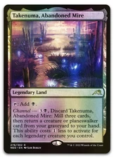 Takenuma, Abandoned Mire #278 (Foil) (NM) Kamigawa Neon Dynasty NEO Magic MTG