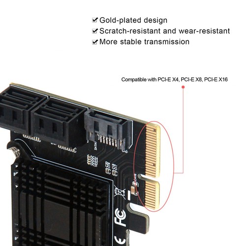 Erweiterungskarte PCIE Auf 5 Ports SATA3.0 Modul Konverter Board Jmb585 Chi CHP - Afbeelding 12 van 18