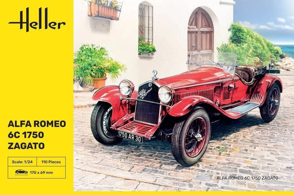 Heller 80715 1:24th scale Alfa Romeo 1750cc Zagato