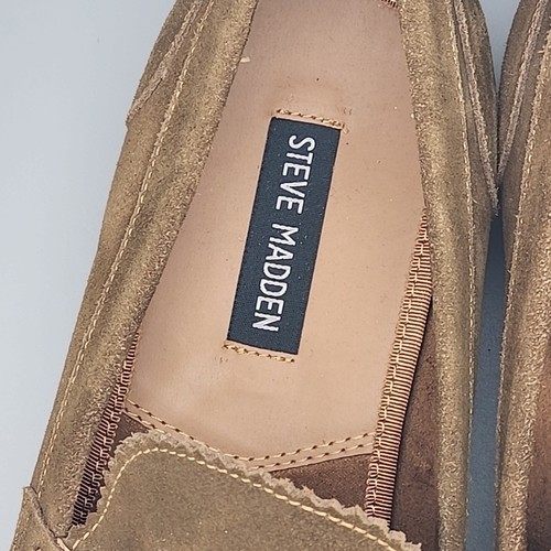 Herren Wildleder Halbschuhe Steve Madden Ramsee Größe 12 M Braun Klassisch Preppy Urlaub - Bild 7 von 13