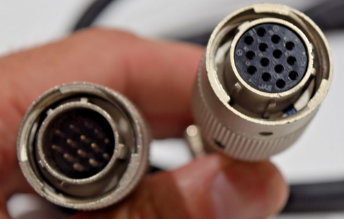 JAE 14 PINS FEMALE TO MALE DIN CABLE CCD AUDIO VIDEO SONY JVC - Hirakawa - Foto 3 di 4