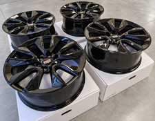 22 Black Wheels Rims Fits Cadillac Escalade Set 4 22 Black Wheels Rims Fits Cadillac Escalade Set 4