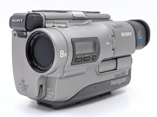 Sony CCD-TR1 Video8 Hi8 Camcorder 8mm Tape Dubbing Tested Used