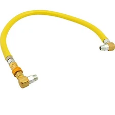 T&S Brass Gas Hose W/Quick Disconnect, 3/4 Npt, 60 Long, I HG-4D-60S (003)