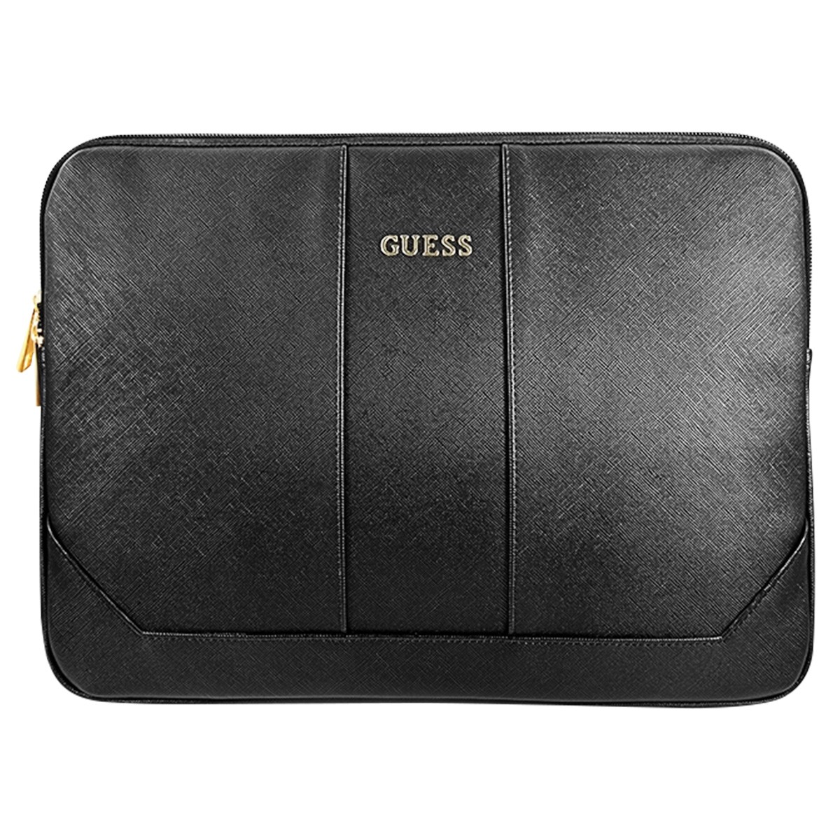 Housse PC 13 Guess Saffiano Noir idéale pour vos déplacements professionnels et réunions
