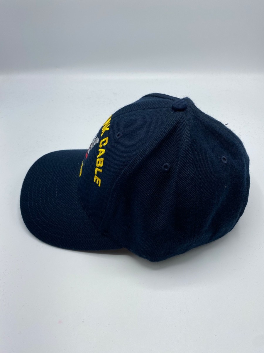 The Corps USS Frank Cable AS-40 Logo Blue Baseball Cap Hat One The Corps USS Frank Cable AS-40 Logo Blue Baseball Cap Hat One