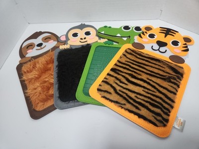 Little Learner Lab Sensory Buddies Jungle & Sea Sets 8 Mats Total New Sealed