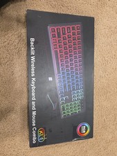 backlit wireless keyboard and mouse
