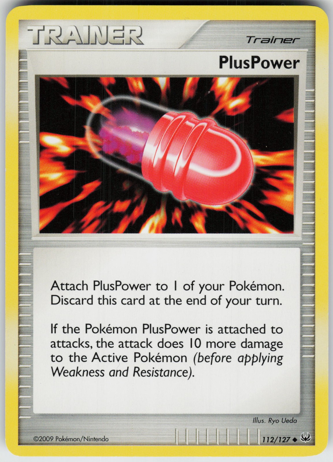 Pokemon PlusPower 112/127 Platinum Uncommon card