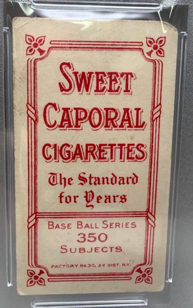 1909-11 T206 Sweet Caporal Dolly Gray Washington Baseball Card PSA 2.5 Good+ view 4