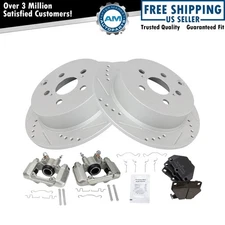 Rear Ceramic Brake Pad, Performance Rotor & Caliper Kit for Toyota