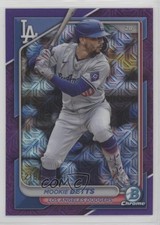 2024 Bowman Chrome Mega Box Purple Mojo Refractor 218/250 Mookie Betts #62 0v3r