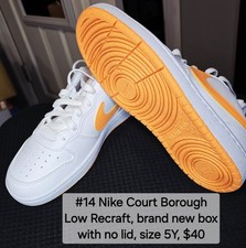 Nike Court Borough Low Recraft Size 5Y Brand New With Box No Lid 40