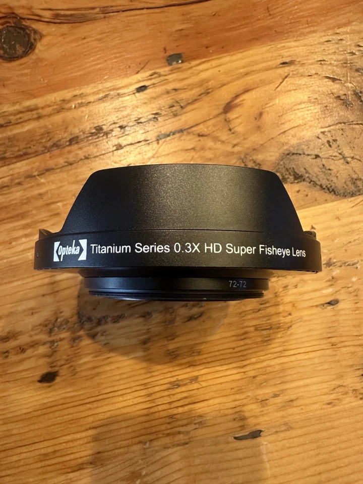 Lente Opteka Titanium Series 0,3x Super Ojo de Pez 72 mm "Lente de Muerte" - Cebada Usada - Imagen 4 de 4