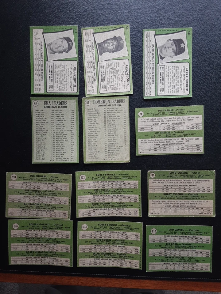 1971 Topps Baseball Card Lot of 25 Various Grades - Image 2 of 4