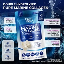 2540 mg Kollagen Tabletten hydrolysierte marine bioaktive Peptide Typ 1 maximale Stärke
