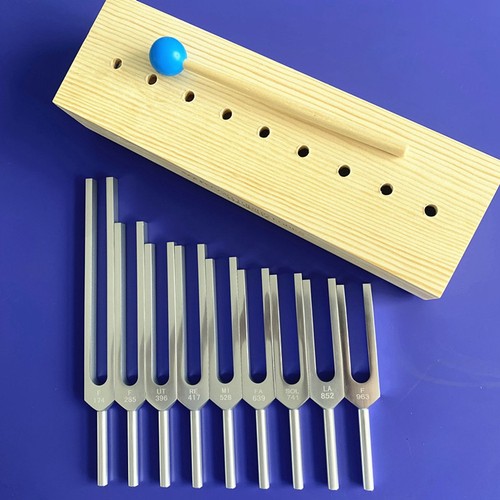 9-Teiliges Stimmgabel-Set, Stimmgabeln Chakra für Heilung, Meditation, Yoga8946 - Bild 2 von 10
