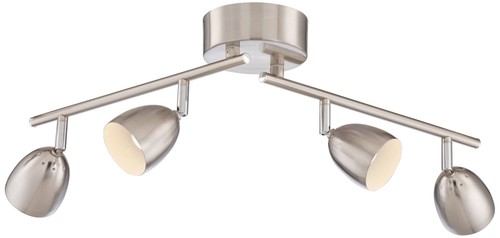 Pro Track Alexa 32 1/4" Satin Nickel 4-Light LED Ceiling Light - Picture 7 of 10