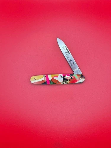VINTAGE COCA COLA GERMANY END OF DAY COKE ADVERTISING POCKET KNIFE KNIVES TOOLS