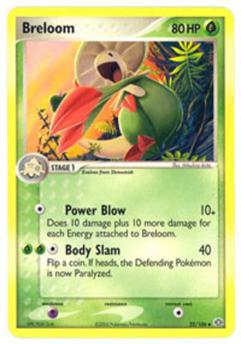 Pokemon - Breloom - 22/106 - Uncommon - EX Emerald - NM