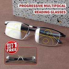 Gafas De Lectura Multifocales Progresivas, Montura Flexible Antifatiga