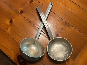 Vintage 1940's Aluminum Water Dippers/Ladles Farmhouse
