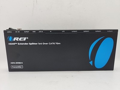 NEW Orei 1x4 HDMI Extender Splitter Over Cat 6/7 Cable 1080-165FT (HD14-EX165-K)