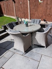 nova Ratan Style Garden Dining Set