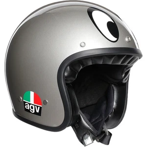 Agv X70 MontJuic Silver Motorbike Motorcycle Helmet