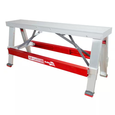 Buildman 48 In. W X 18 In. D Aluminum Anti-Slip Scaffold Workbench with 500 Lbs.