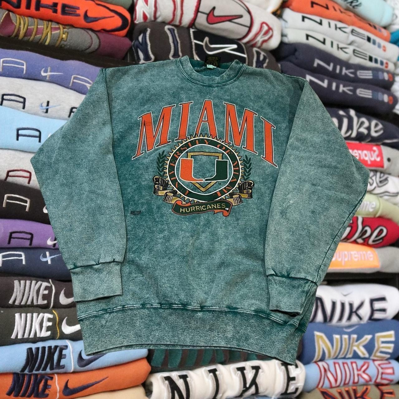 90s Miami Hurricanes Sweater (Offering Free shipping)